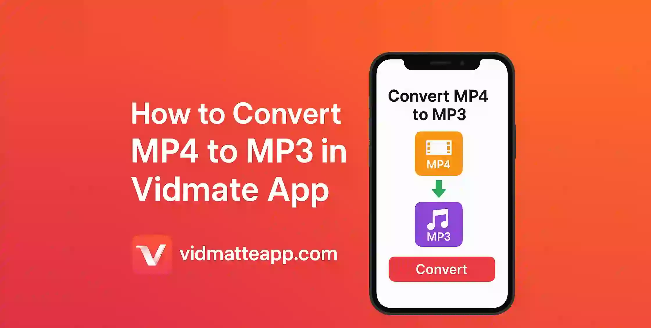 How to Convert MP4 to MP3 in Vidmate App
