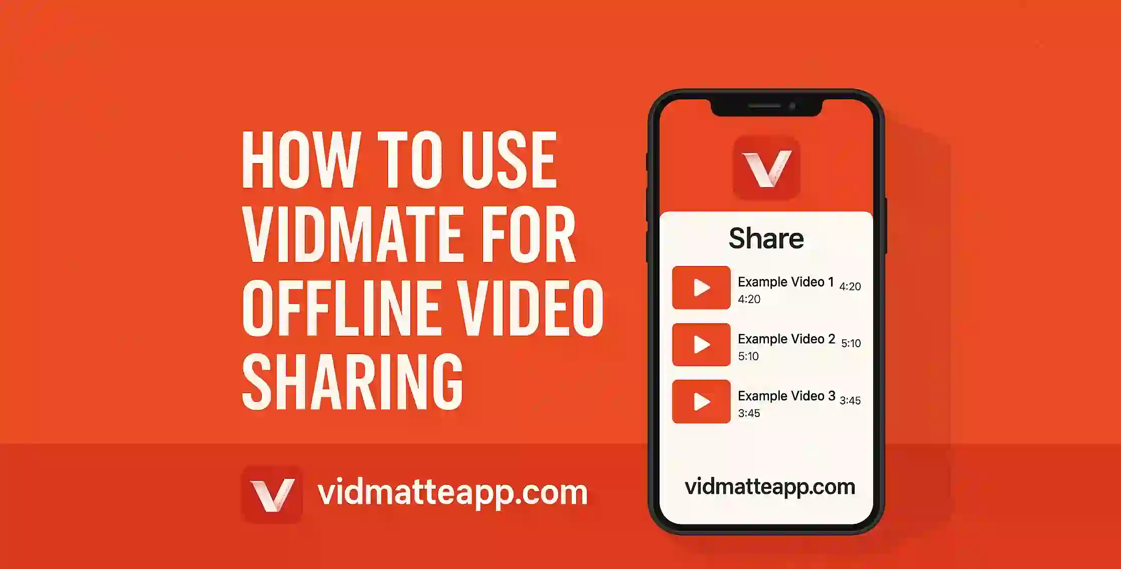 How to Use Vidmate for Offline Video Sharing