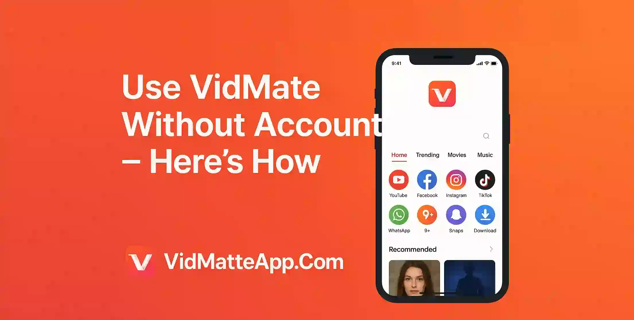 Use VidMate Without Account – Here’s How